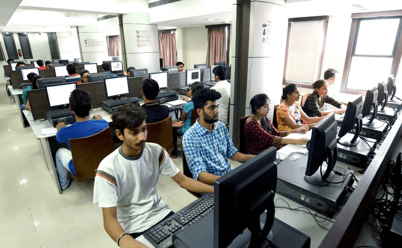 Over 200 computer workstations