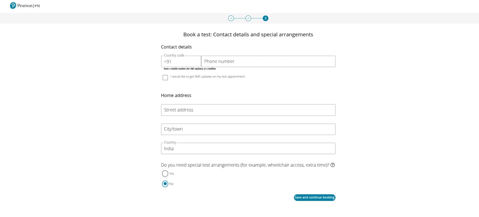 Fill in Your Details
